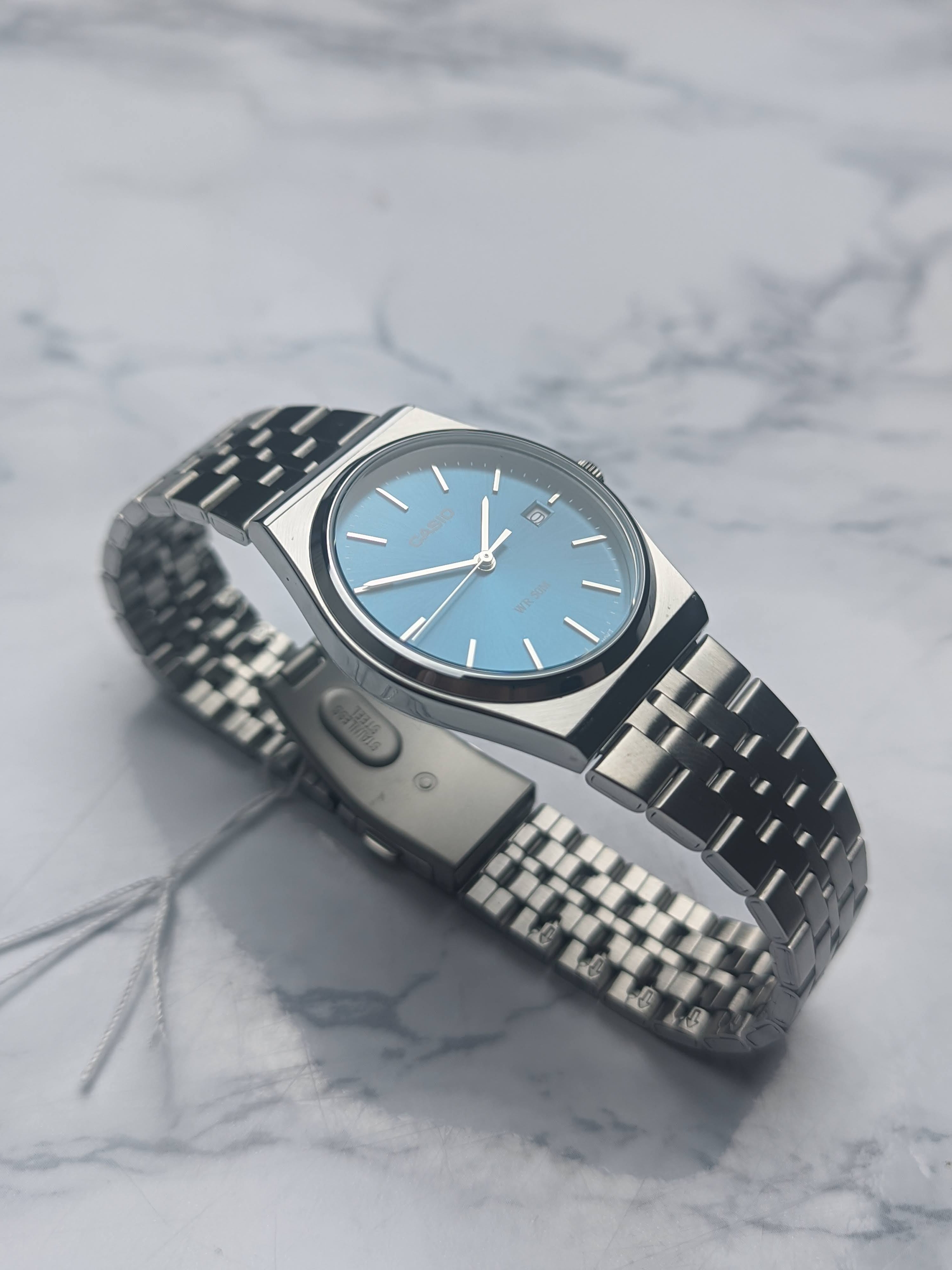 Casio mtp blue online